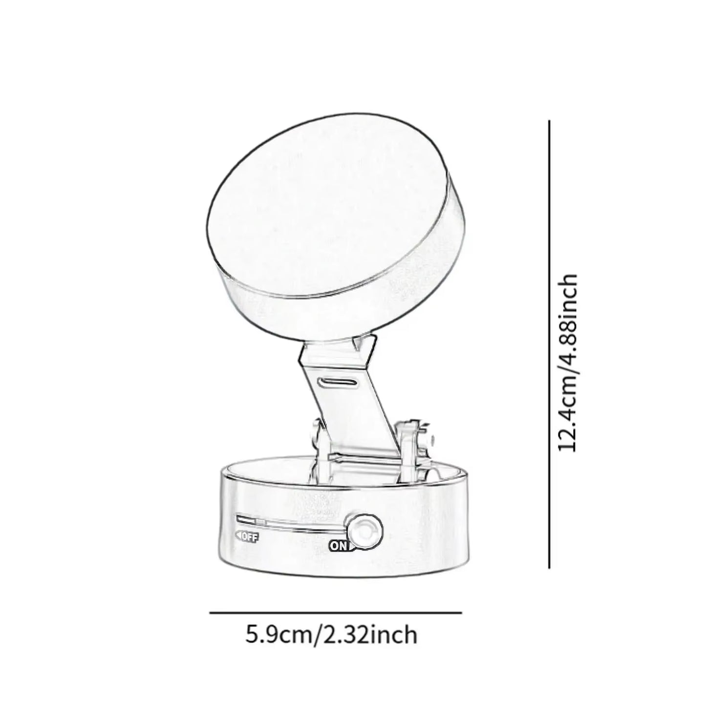 Professional Car Phone Holder with Strong Vacuum Suction Simple Install Adjustable Angle Phone Stand Mount for Vehicle
